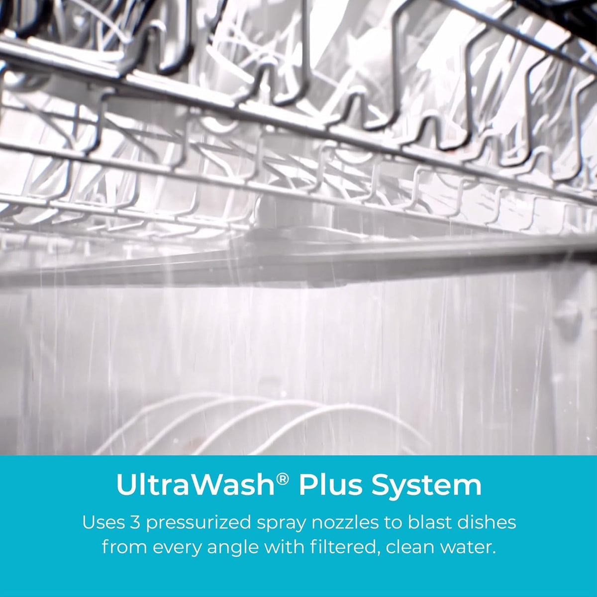 Kenmore 24" Built-in Stainless Steel Tub Dishwasher EasyFlex 3rd, SmartWash, UltraWash Plus, TurboDry, and MoreSpace Adjustable Rack, Energy Star Certified, White
