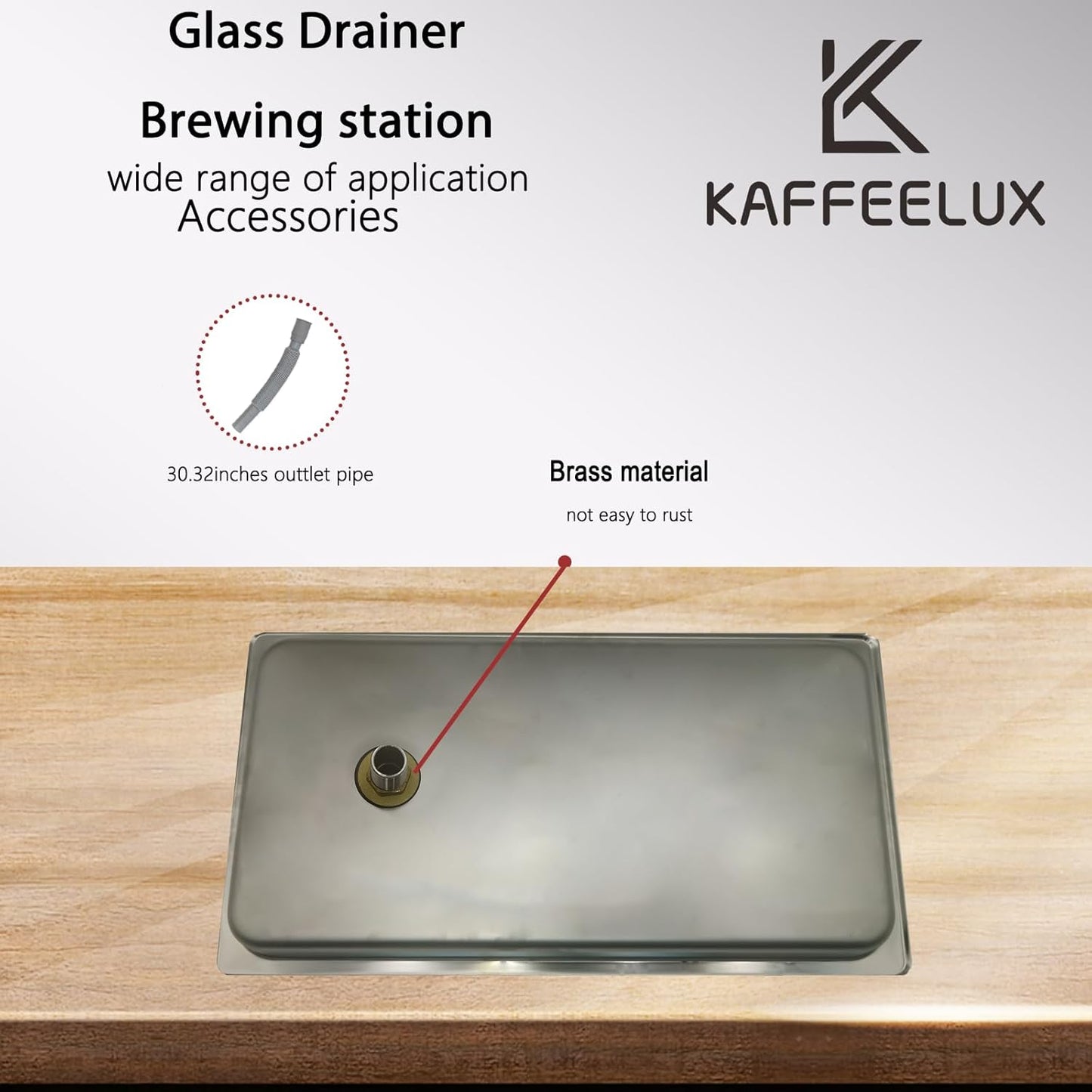 Stainless Steel Drip Tray - Perfect for Homes, Clubs, Bars, Cafes, Restaurants, Hotels, Or Commercial Use - Easy to Clean, No Drainage Required (7 * 12.8inch)