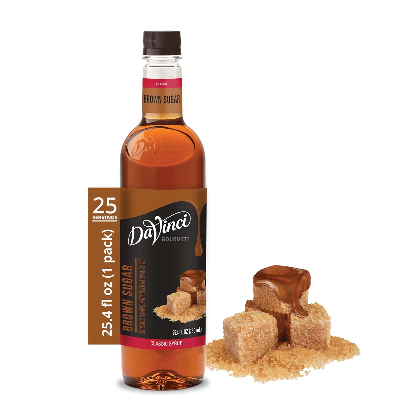 DaVinci Gourmet Brown Sugar Syrup, 25.4 Fluid Ounces (Pack of 1)