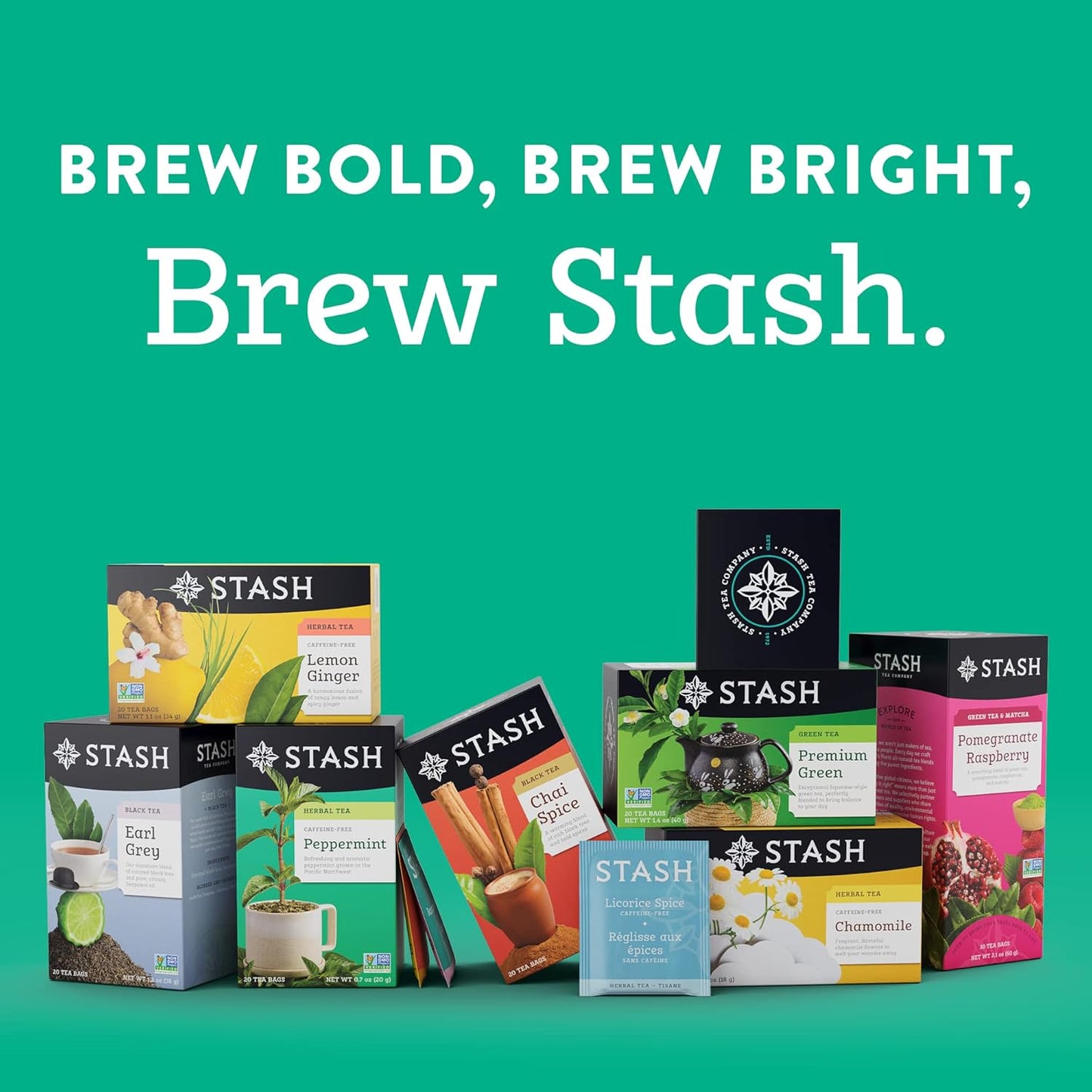 Stash Tea Sweet Honeydew Green Tea - Caffeinated, Non-GMO Project Verified Premium Tea with No Artificial Ingredients, 18 Count (Pack of 6) - 108 Bags Total