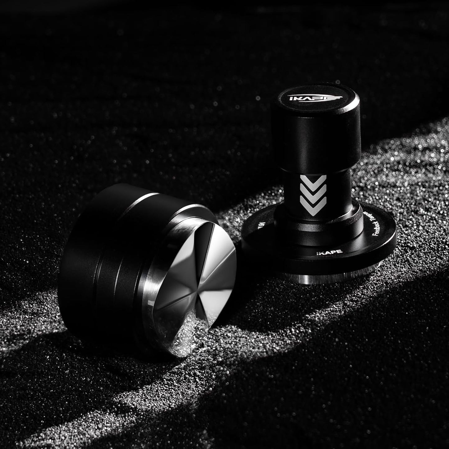 IKAPE 51MM Espresso Distributor, Dual-Bearing & High-Speed Rotation Coffee Distributor, Coffee Leveler, Espresso Tamper Tool, Adaptive Height Coffee Leveler