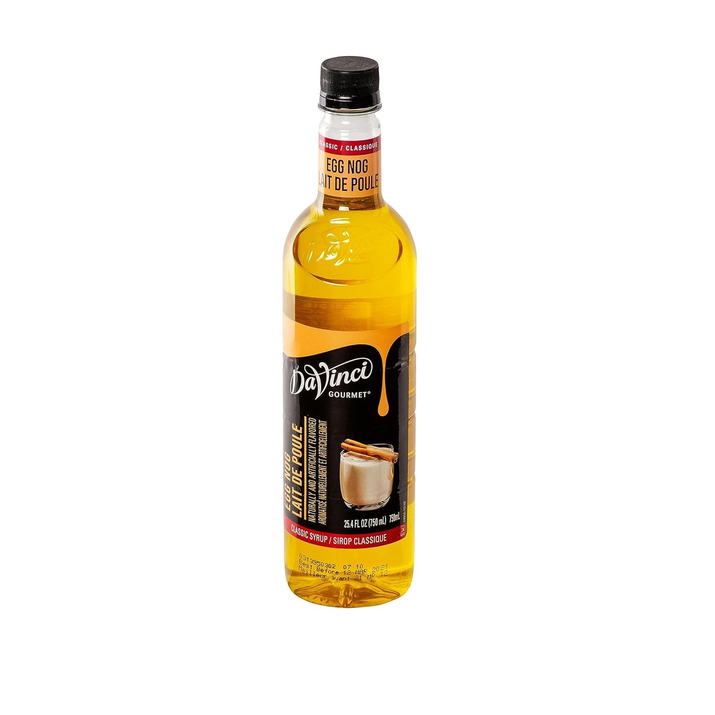 DaVinci Gourmet Classic Egg Nog Syrup, 25.4 Fluid Ounces (Pack of 4)