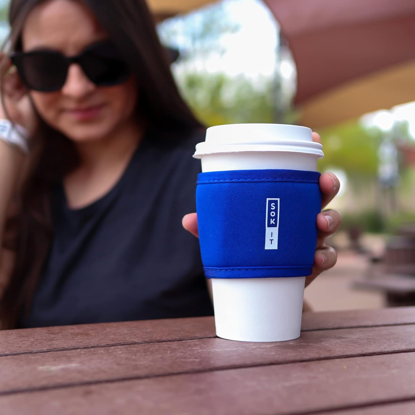 Sok It HotSok Coffee & Tea Reusable Insulated Neoprene Cup Sleeve (Wizard's Walk)