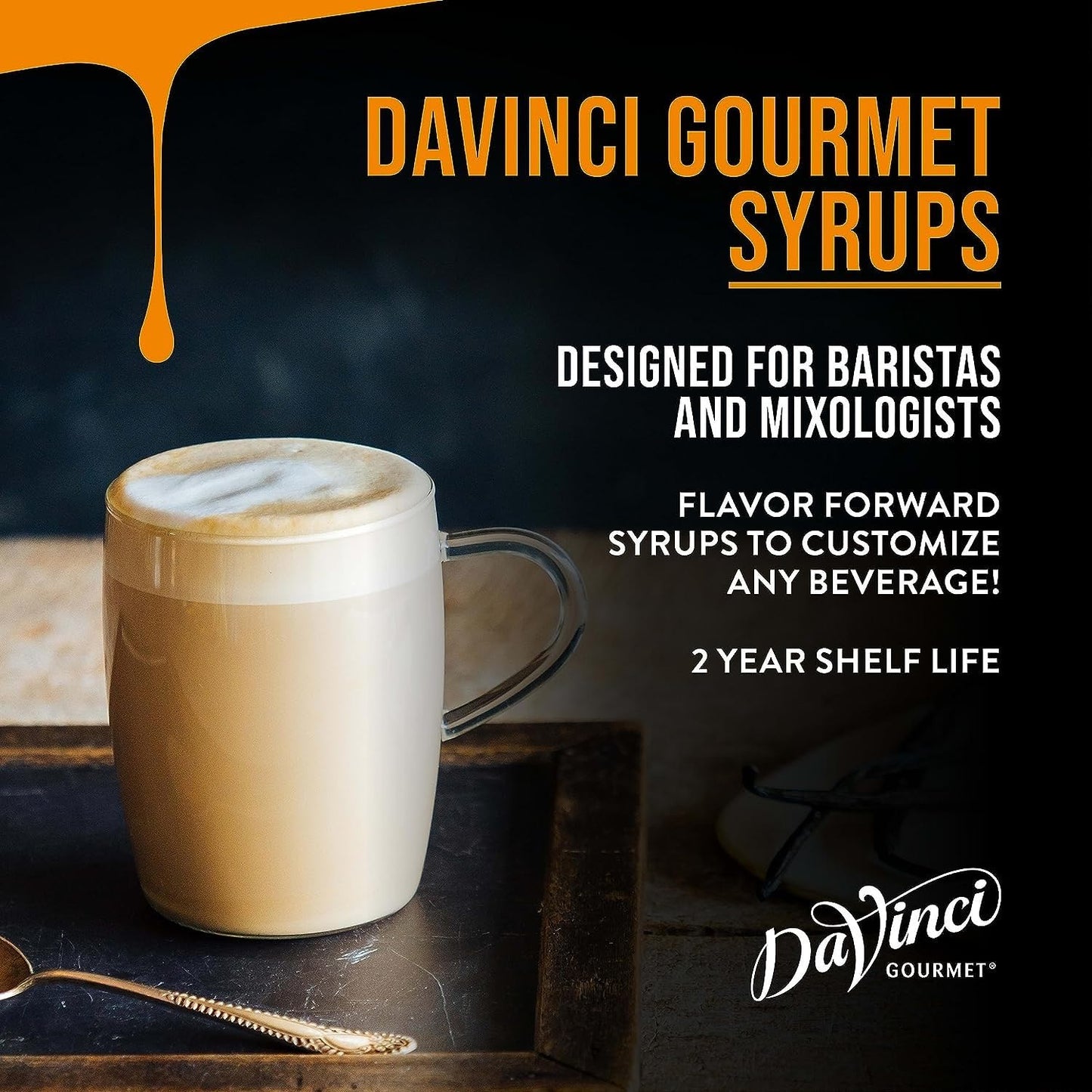 DaVinci Gourmet Classic Apple Syrup, 25.4 Fluid Ounce (Pack of 2)