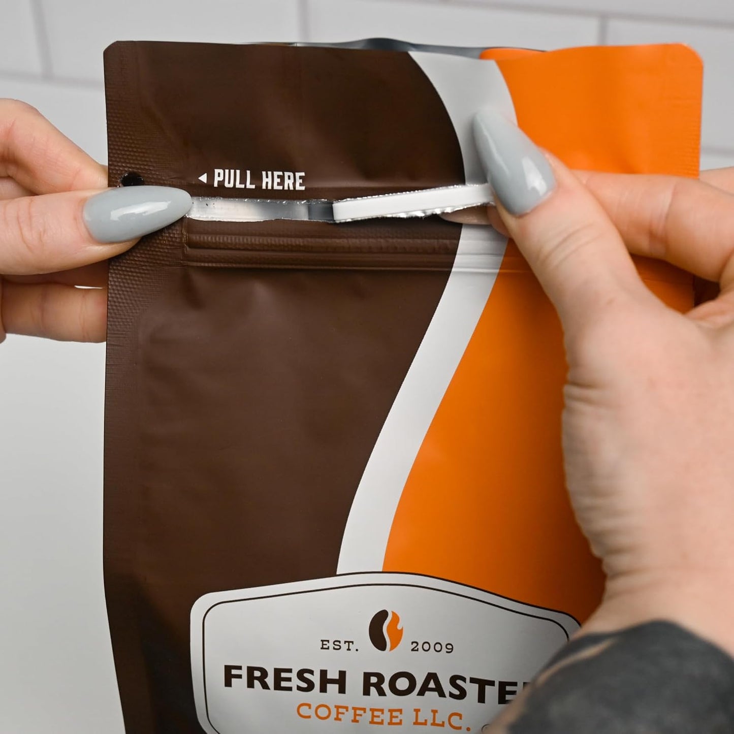 Fresh Roasted Coffee, FRC Light Roast Blend, 12 oz, Kosher, Ground
