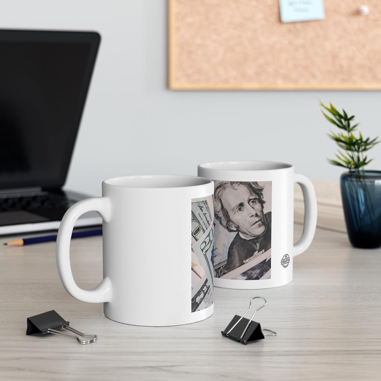11 OZ Novelty Coffee Mugs - Christmas Gift (American Flag Theme)