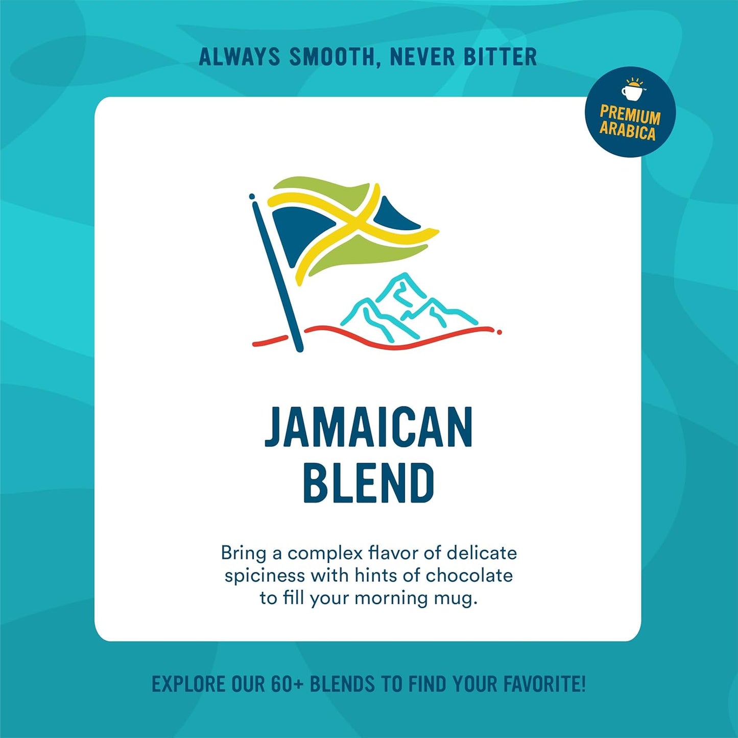 Cameron's Coffee Roasted Whole Bean Coffee, Jamaica Blend, 4 Pound