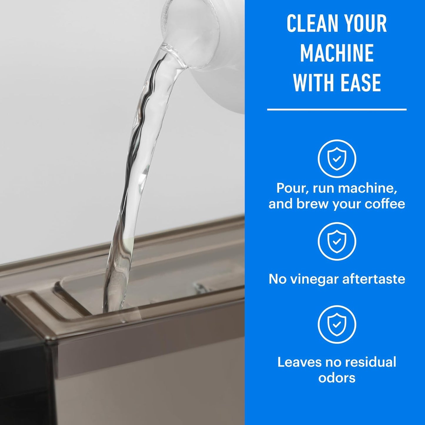 Essential Values Descaling Solution Compatible with Nespresso - Coffee Descaler - Coffee Maker Cleaner - Kettle, Espresso Machine Cleaning - 12 Month Supply 2-Pack
