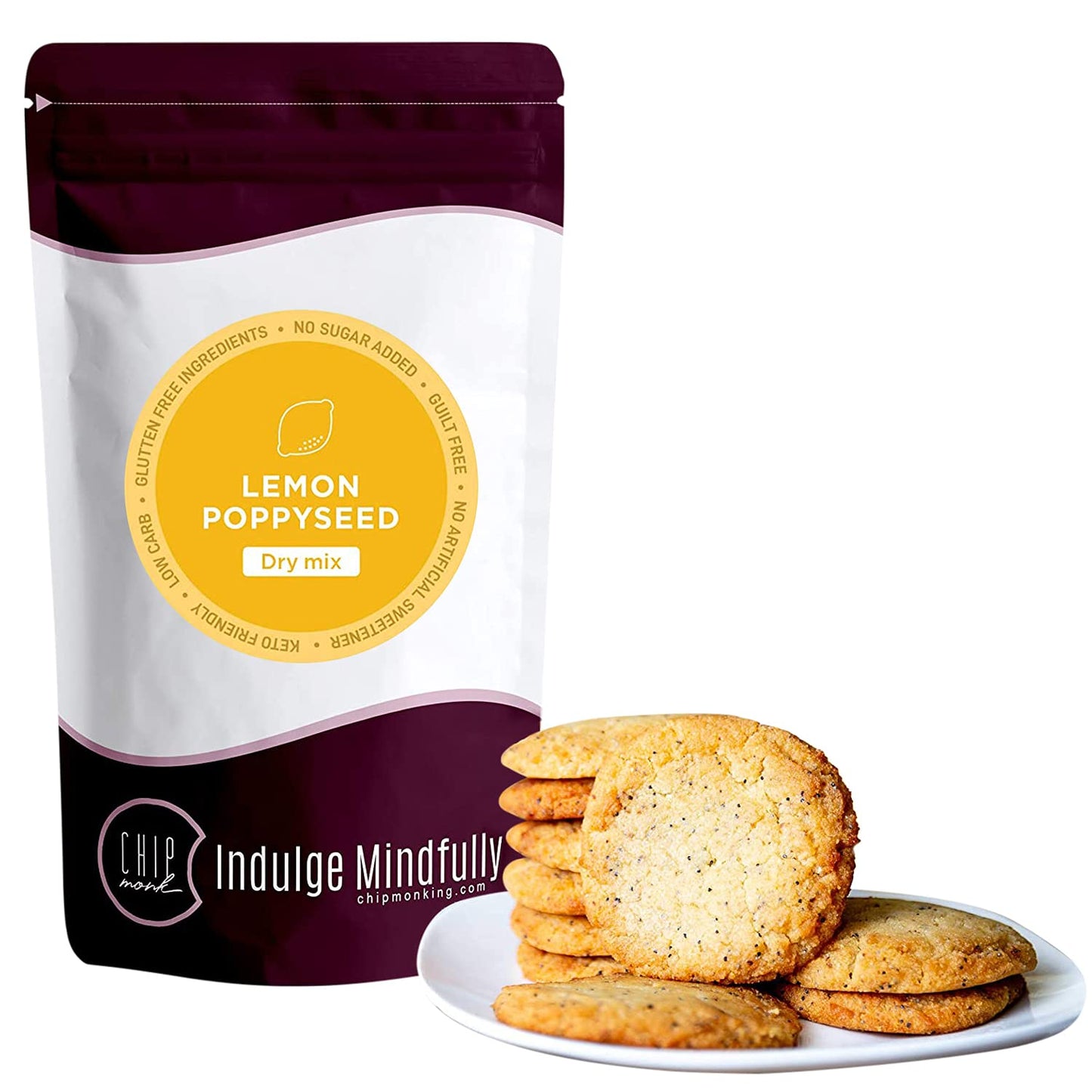ChipMonk Cookie Mix - Zero or Low Carb Keto Friendly Snacks, Dessert, Cookies, Gluten-Free, High Fat and Protein, Low Sugar Sweet Snack Foods, Ketogenic Diet or Diabetics - Healthy, Nutrition Treats