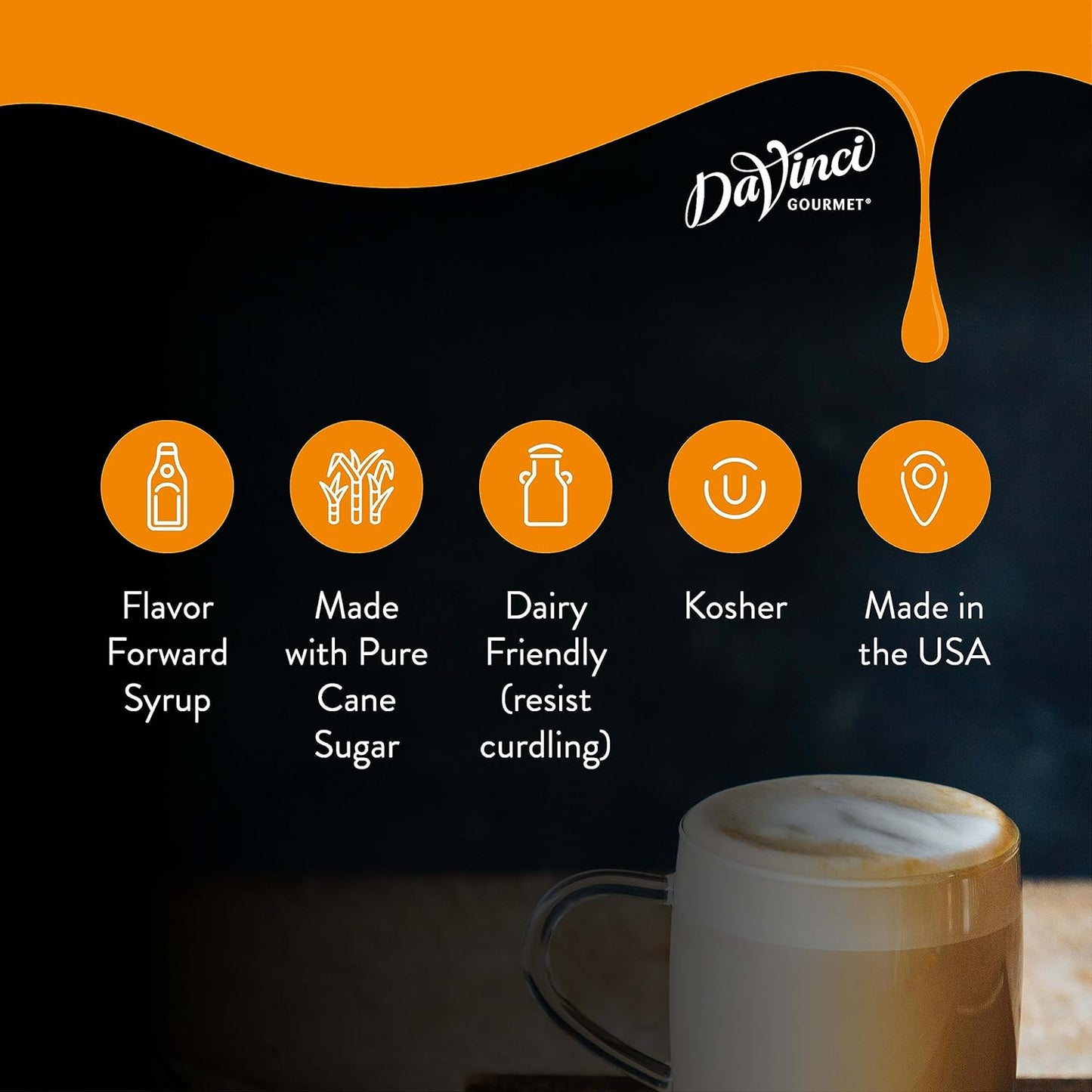 DaVinci Gourmet Classic Passion Fruit Syrup, 25.4 Fluid Ounces (Pack of 4)