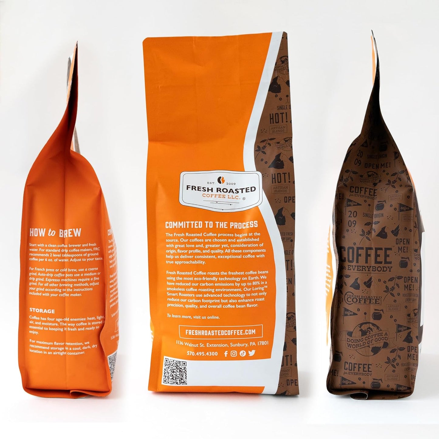 Fresh Roasted Coffee, Coffiend, 2 lb (32 oz), Med-Dark Roast, Kosher, Ground