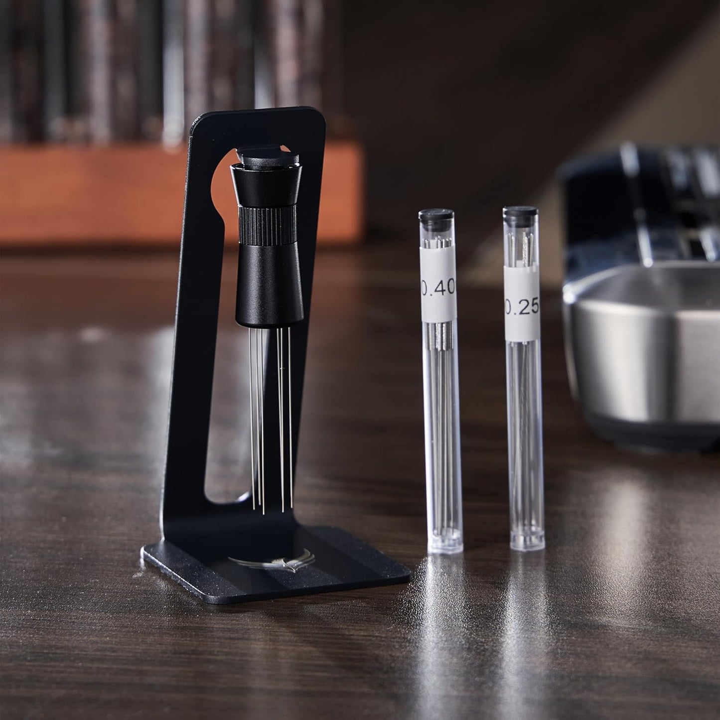 51.5mm Espresso Tool Kit for La Pavoni Post-Millennium Models – Includes 30lb Espresso Tamper, Coffee Distributor, Magnetic WDT Tool, and Portafilter Funnel with Puck Screen Set