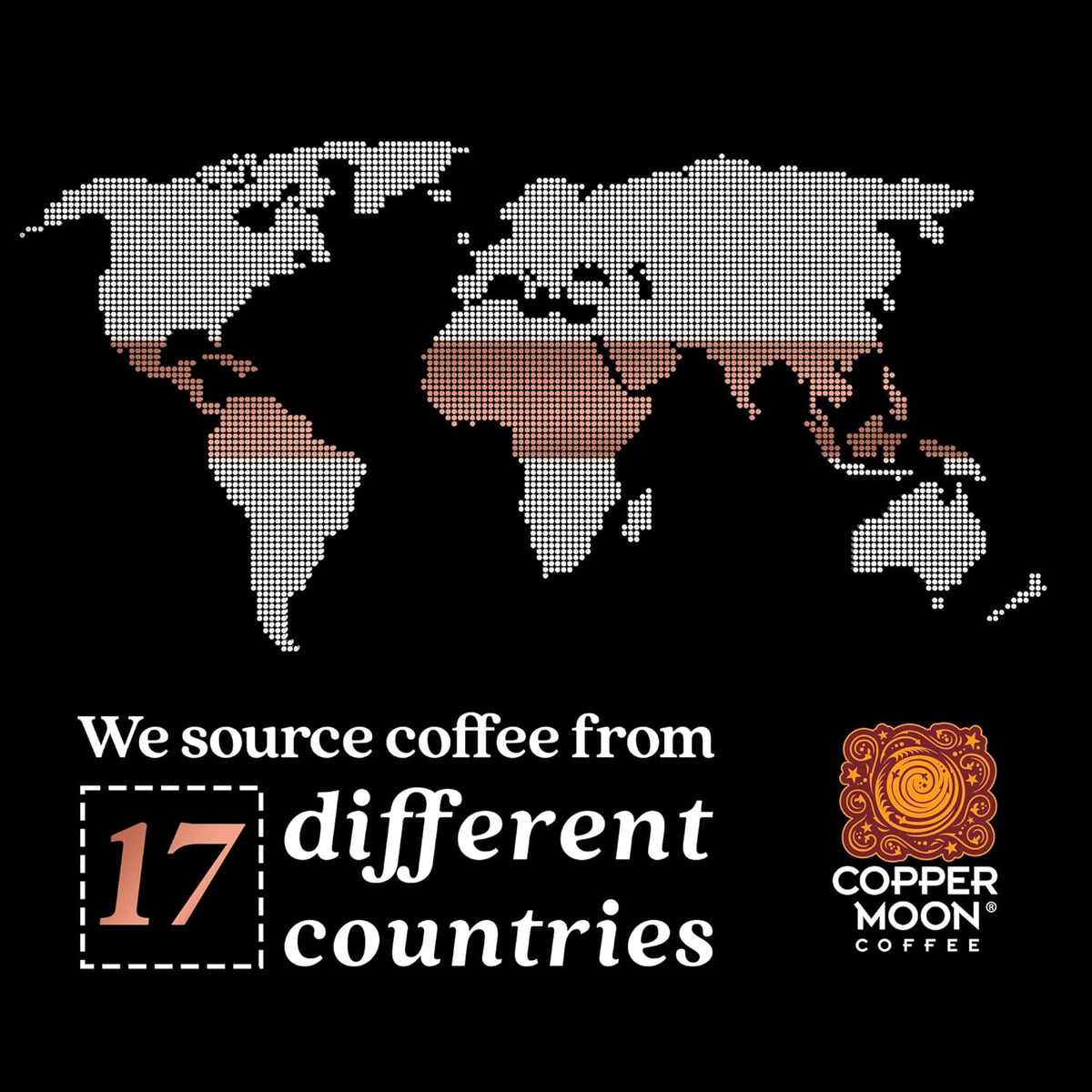 Copper Moon Medium Roast Whole Bean Coffee, Stargazer Blend, 5 Lb