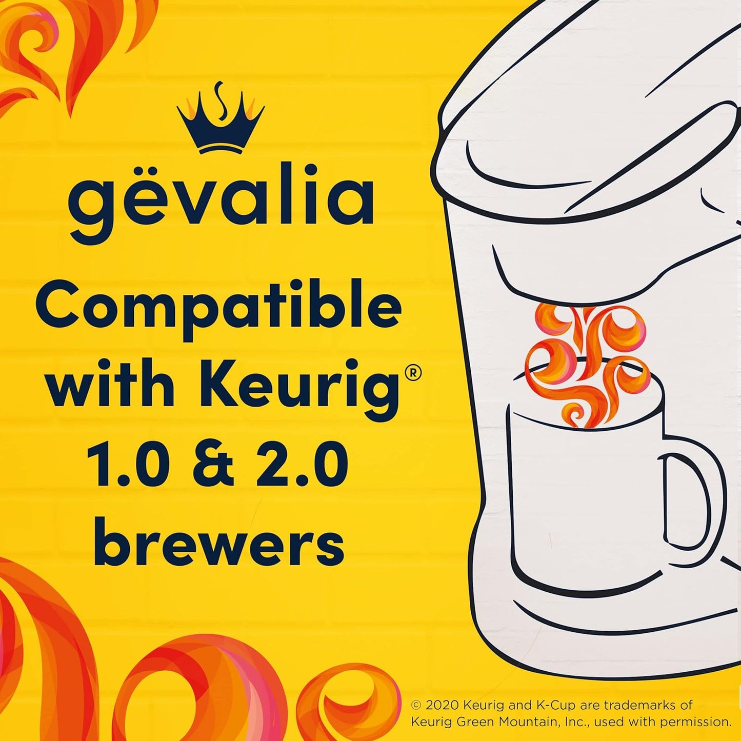 Gevalia Signature Blend Mild Light Roast K-Cup Coffee Pods, 84 ct Box
