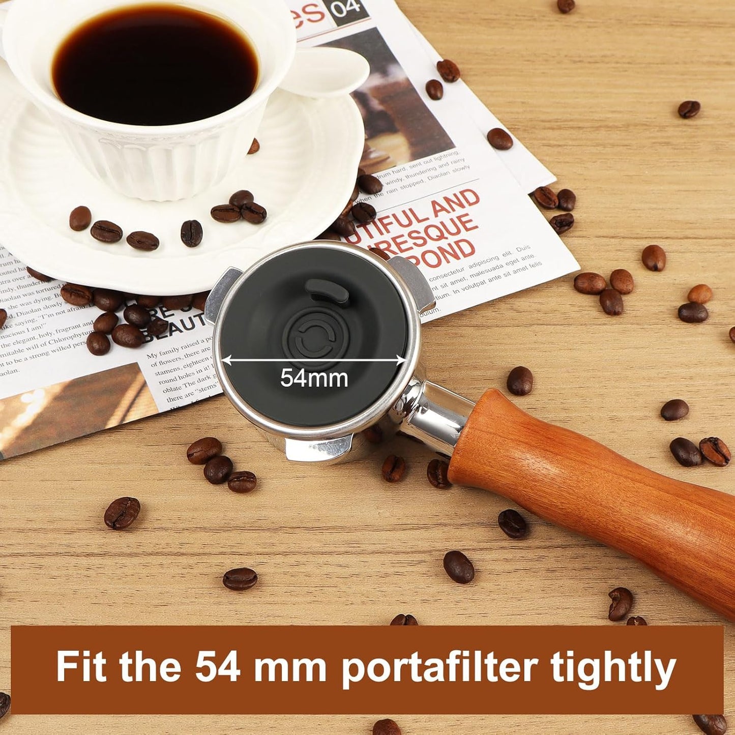 Espresso Backflush Cleaning Disc for Breville Espresso Machines 54MM - Compatible with Breville BES870XL/ 878/880/ 840/810, Works with Cleaning Tablets (1 Pack)