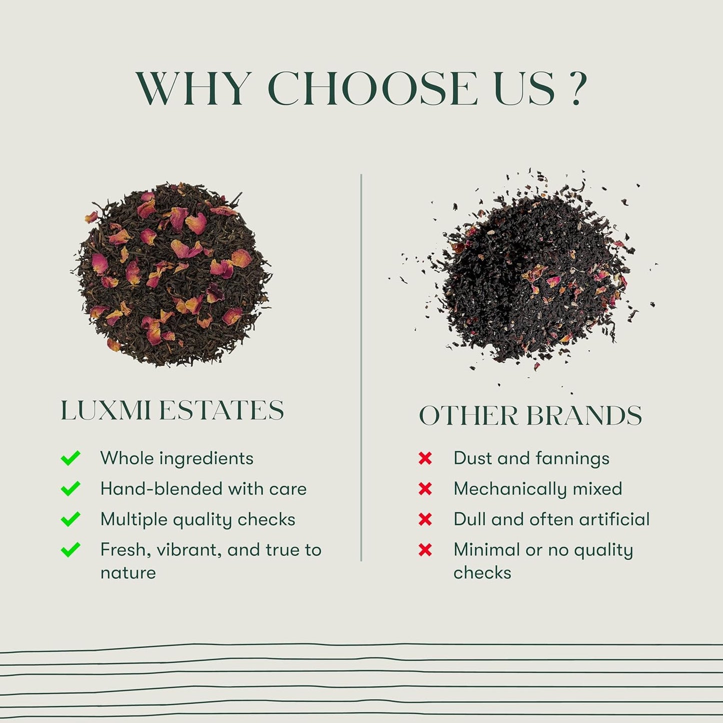 Luxmi Estates - Astounding Ashwagandha - Organic Loose Leaf Tea - 100g (50 Cups) | With Ashwagandha, Turmeric, Ginger, Lemongrass & More | Perfect Stress Relief Tea
