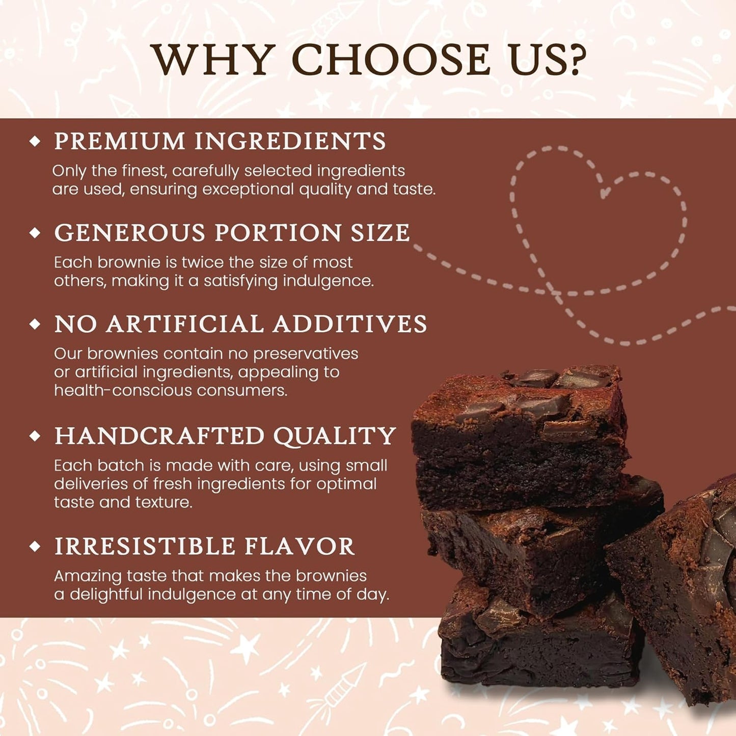 Ruth’s Walnut Cake Style Brownies 3 Dozen – Gourmet Baked Treats | Delicious Gift with The Finest Ingredients | Guaranteed to Arrive Fresh