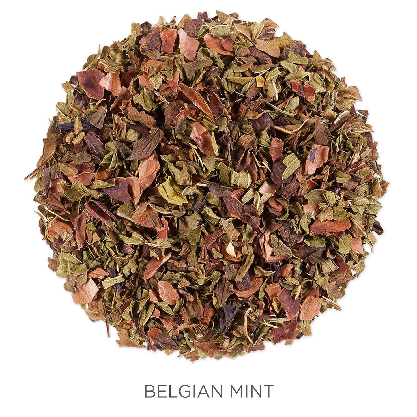 Tea Forte Belgian Mint Premium Organic Loose Leaf Caffeinated Herbal Tea Blend Canister, Makes 35-50 Cups