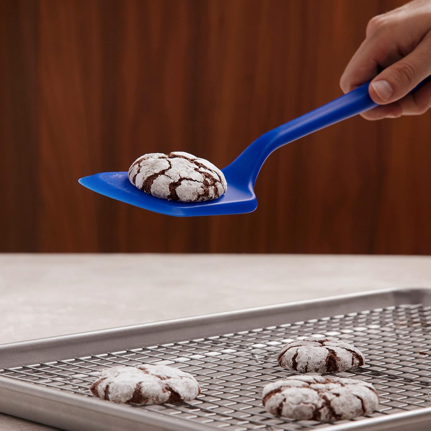 GIR Get It Right Silicone Spatula Turner - Heat-Resistant up to 425°F - Nonstick Pancake Flipper, Egg & Kitchen Tool - Mini 11 Inch - Black Silicone Spatula for Cooking