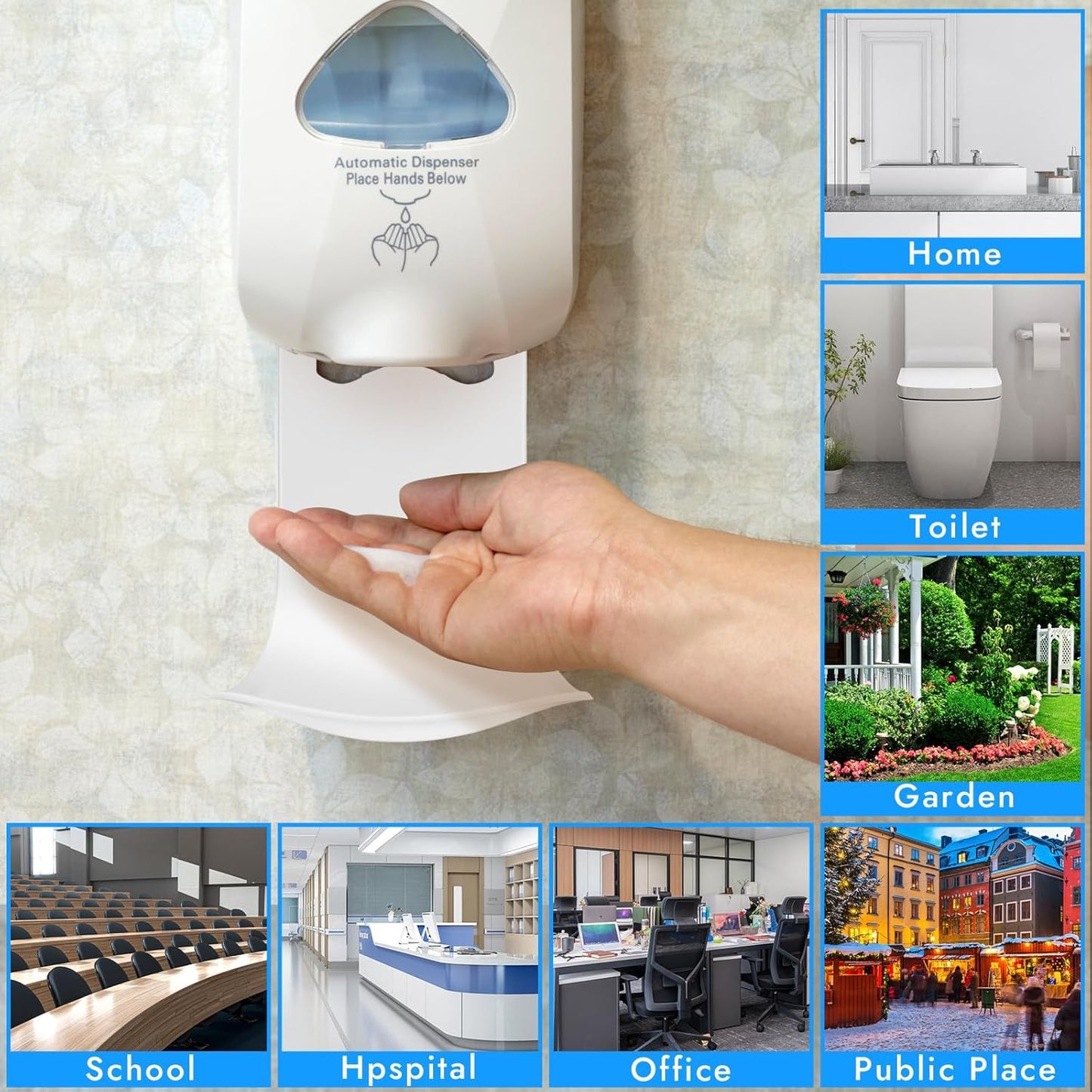 2PCS Dispenser Drip Tray Wall Mount Soap Dispenser Bracket,Laundry Detergent Drip Catcher Prevent Dripping and Spraying, Easy to Clean(White)