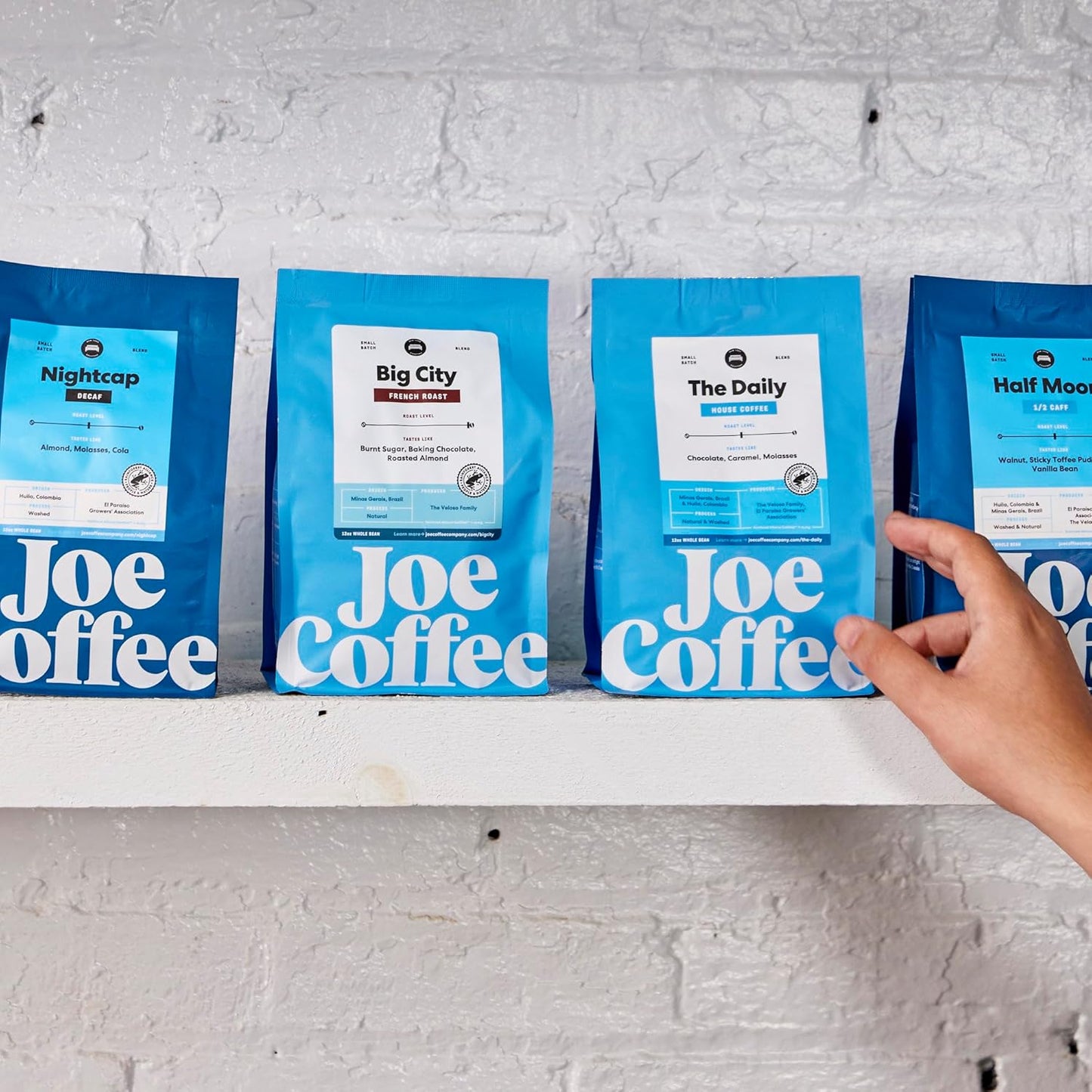 Joe Coffee Company - Benchmark Ground Specialty Coffee, 6 oz Bag | NYC Roaster, Rainforest Alliance Certified, Kosher, Climate-Friendly