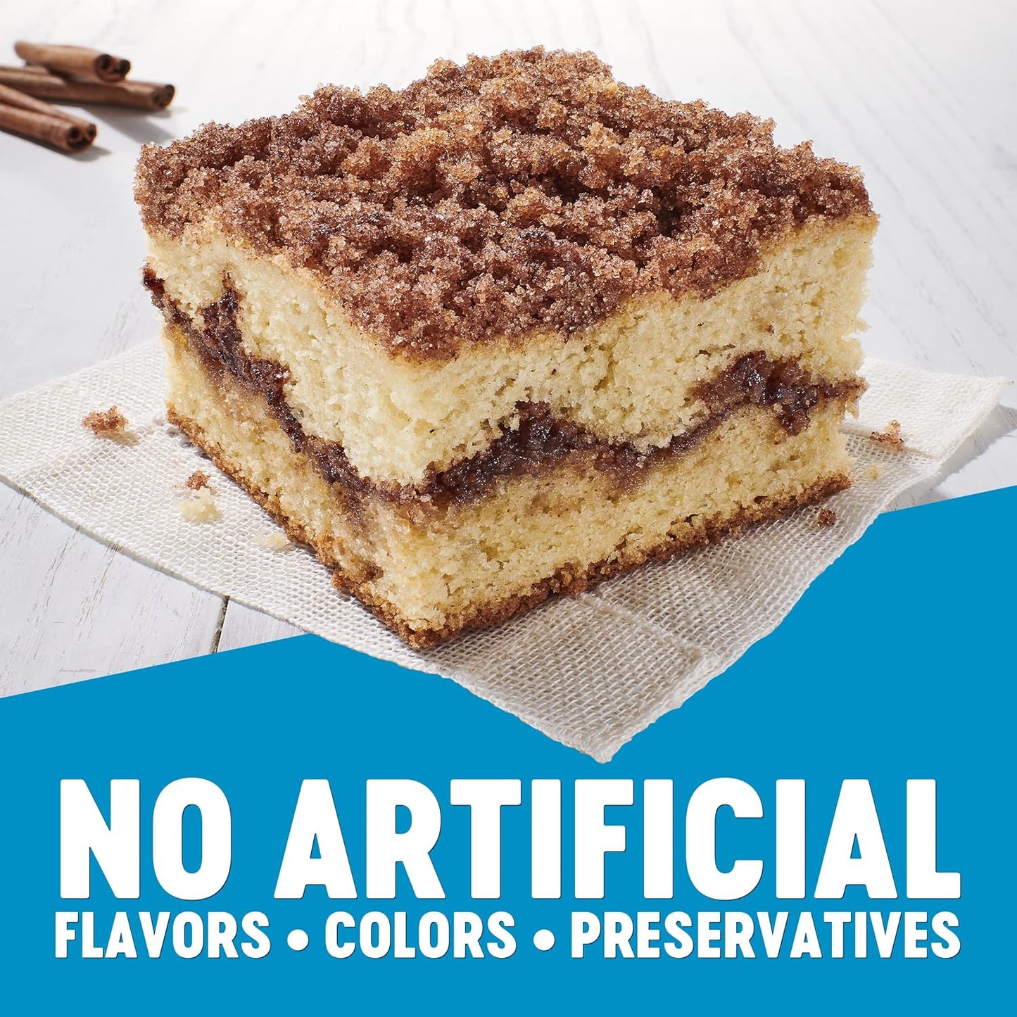 Krusteaz Gluten Free Baking Mix, Cinnamon Swirl Crumb Cake & Muffin Mix, Gluten Free with No Artificial Flavors, Colors or Preservatives, 20 Ounce (Pack of 2)
